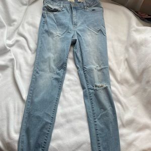 Cotton on size 8 medium wash jeans